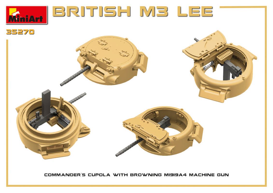 MiniArt MT35270 British M3 Lee w/Turret Options 1:35