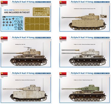 MiniArt MT35302 1:35 Pz.Kpfw.IV Ausf.H Vomag