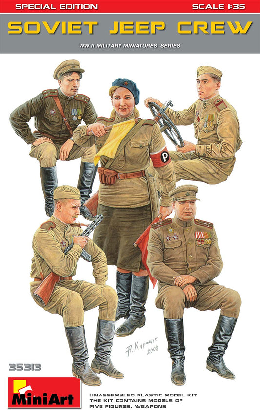 MiniArt MT35313 1:35 SOVIET JEEP CREW
