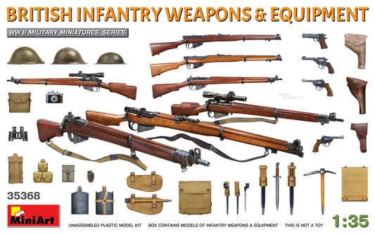MiniArt MT35368 1:35 BRITISH INFANTRY WEAPONS & EQUIPMENT WWII
