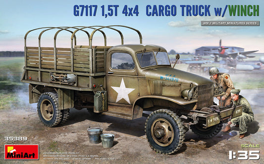 MiniArt MT35389 G7107 4x4 1.5t Cargo Truck w/Winch 1:35
