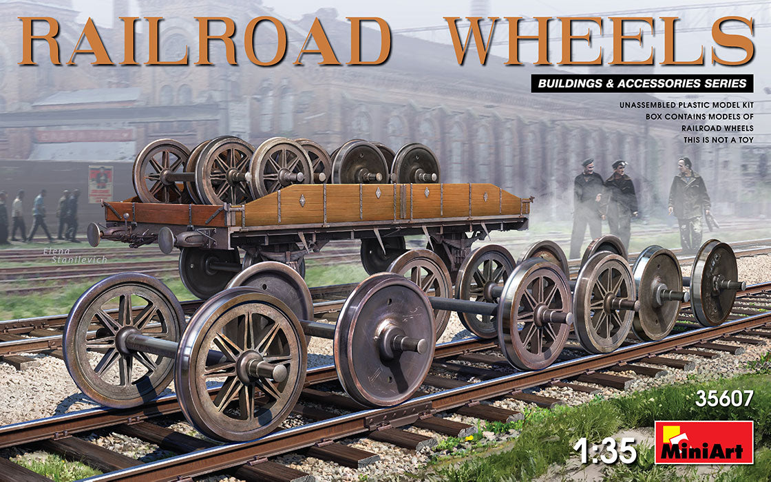 MiniArt MT35607 1:35 Railroad Wheels