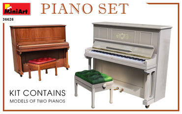 MiniArt MT35626 Piano Set (Two Pianos) 1:35