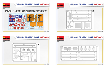 MiniArt MT35633 German Traffic Signs 1930-40s 1:35