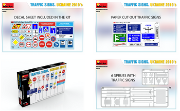 MiniArt MT35635 1:35 TRAFFIC SIGNS