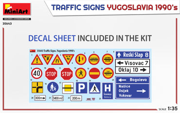 MiniArt MT35643 1:35 TRAFFIC SIGNS