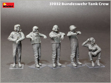 MiniArt MT37032 Bundeswehr Tank Crew (5 Figs) 1:35