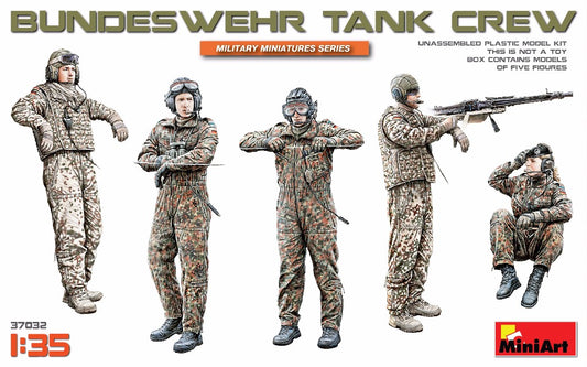 MiniArt MT37032 Bundeswehr Tank Crew (5 Figs) 1:35