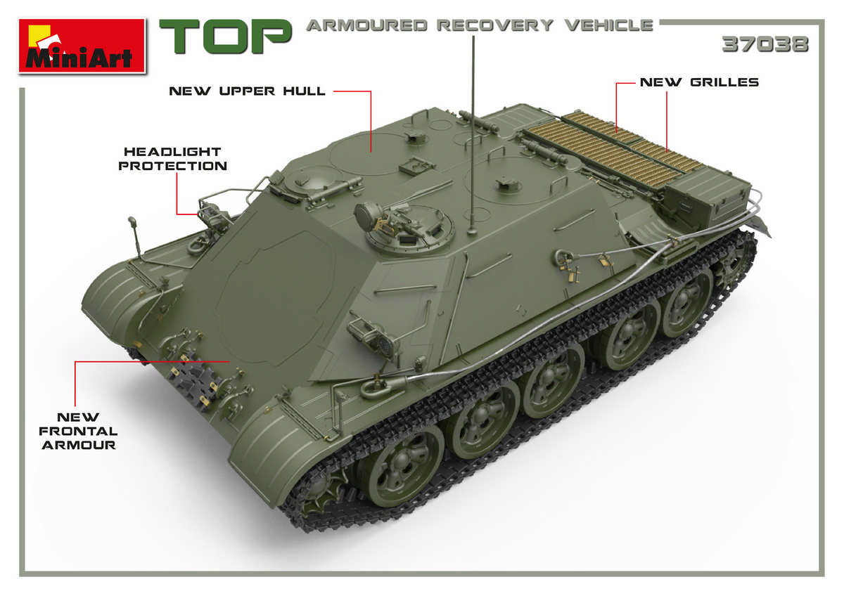 MiniArt MT37038 Soviet TOP Armoured Recovery Vehicle 1:35