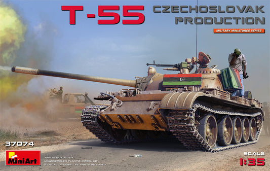 MiniArt MT37074 1:35 Soviet T-55 CZECHOSLOVAK PRODUCTION