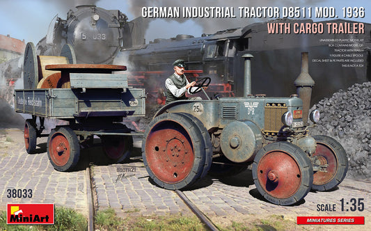 MiniArt MT38033 1:35 GERMAN INDUSTRIAL TRACTOR D8511 MOD