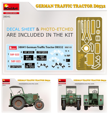 MiniArt MT38041 1:35 German Tractor D8532 Highly Detailed