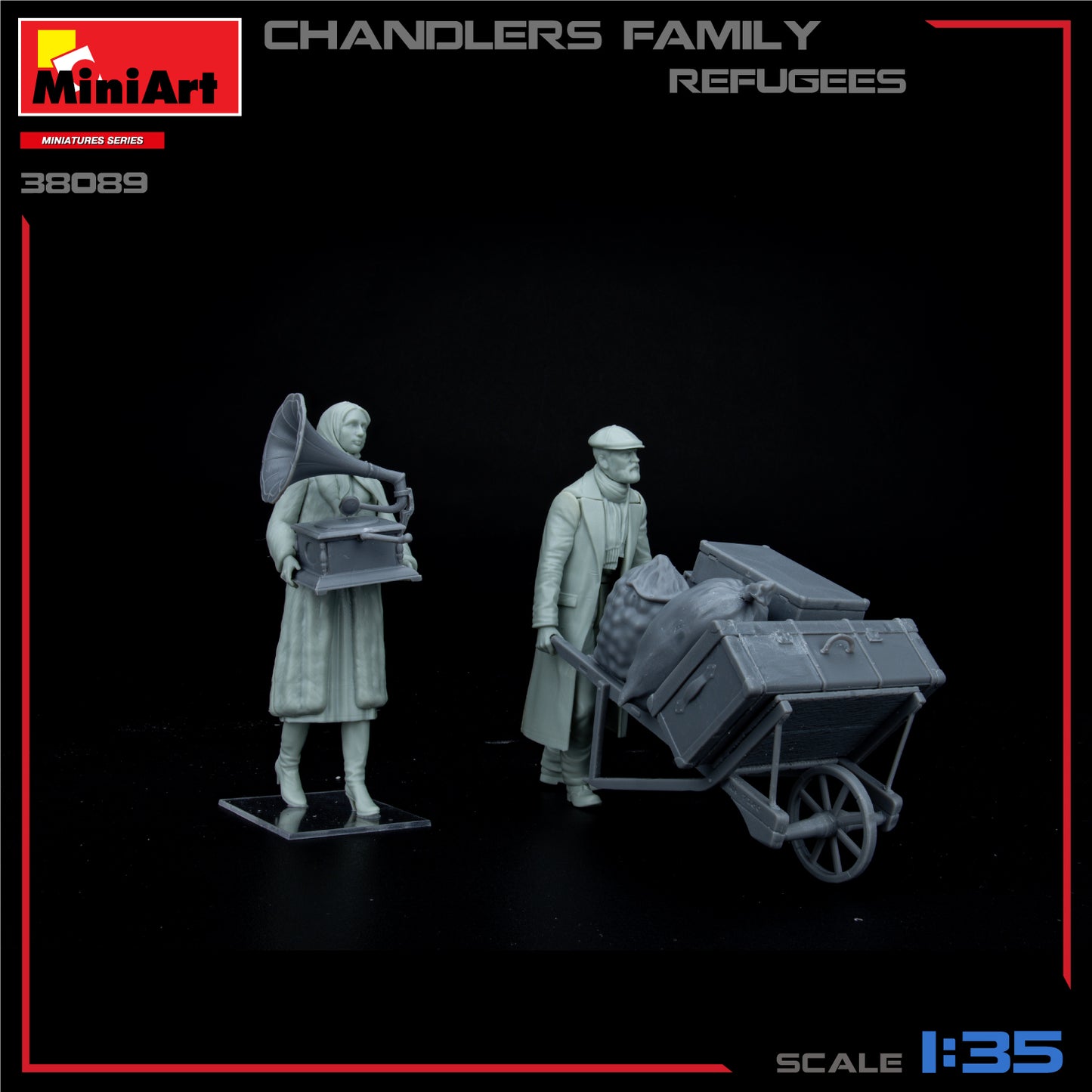 MiniArt MT38089 1:35 Refugees Chandlers Family