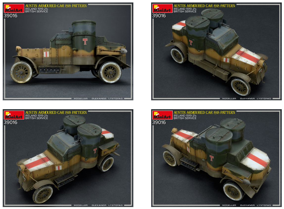 MiniArt MT39016 1:35 AUSTIN ARMOURED CAR 1918 PATTERN