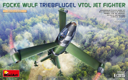 MiniArt MT40009 1:35 Foke-Wulf Triebflugel VTOL JET FIGHTER