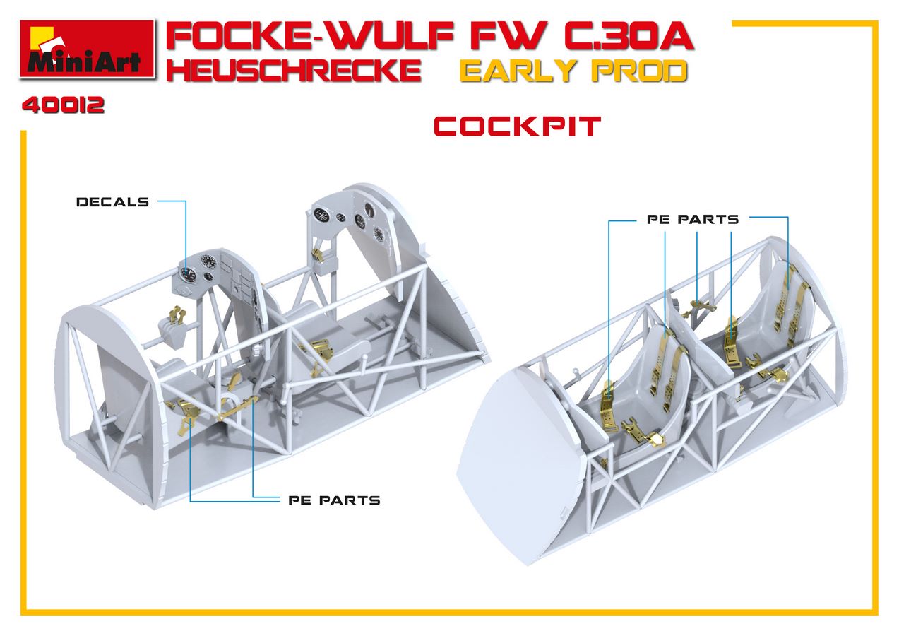 MiniArt MT41012 Focke-Wulf Fw C.30A Heuschrecke Early 1:35