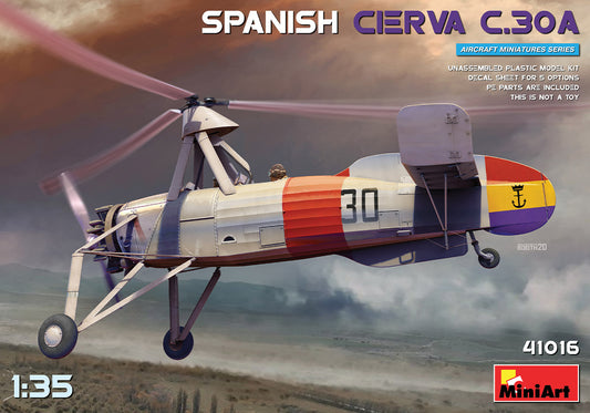 MiniArt MT41016 Spanish Cierva C.30A Autogyro 1:35