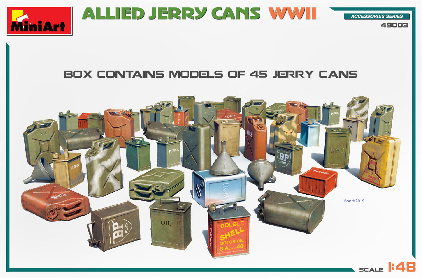 MiniArt MT49003 1:48 ALLIES JERRY CANS WWII