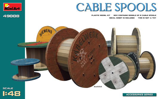 MiniArt MT49008 1:48 CABLE SPOOLS