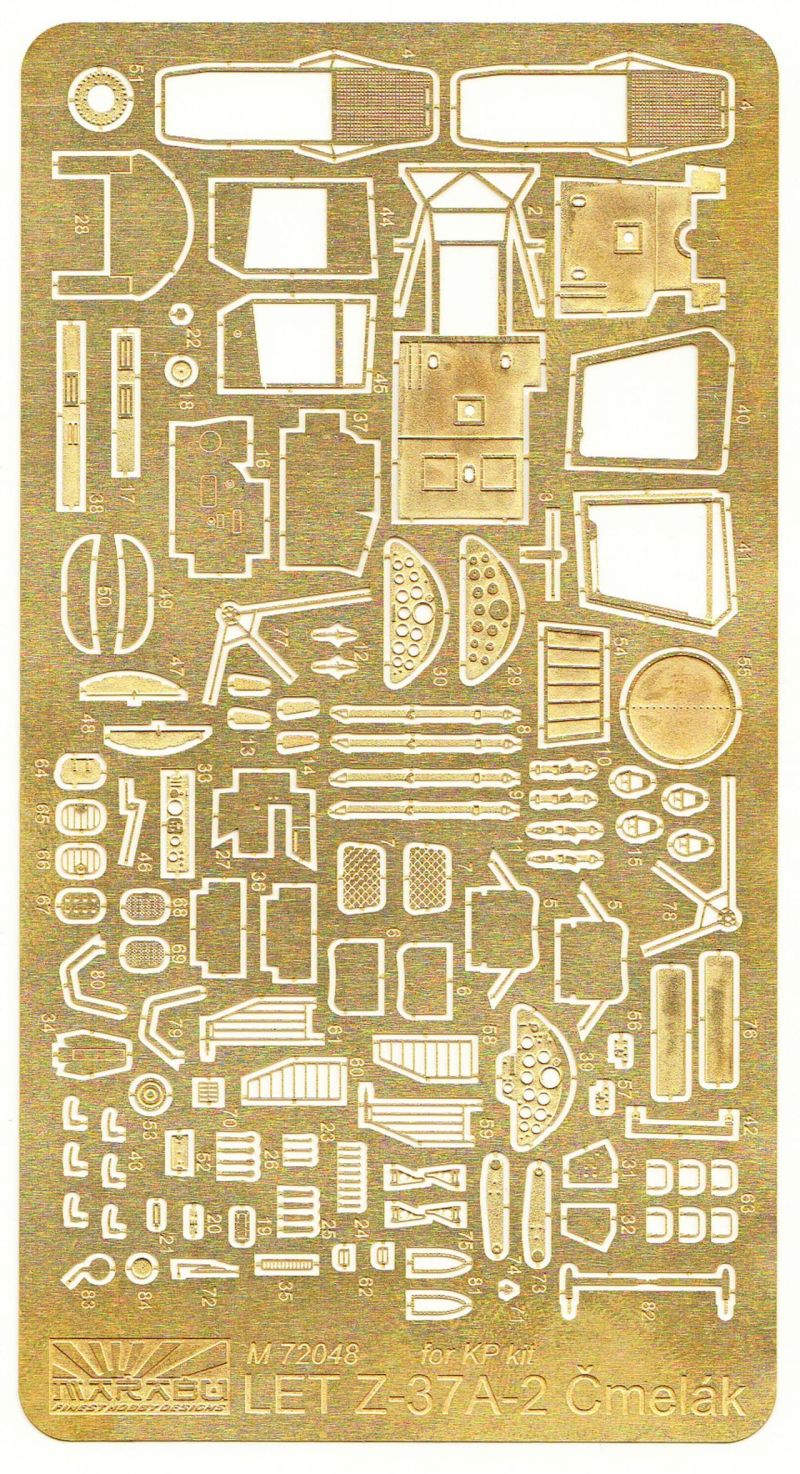 Marabu Design MUDM72048 1:72 LET Z-37 A-2 Cmelak