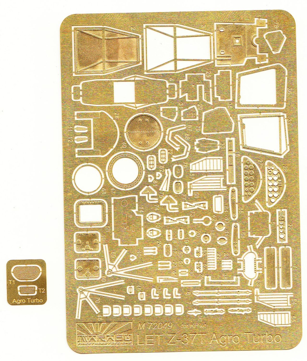 Marabu Design MUDM72049 1:72 LET Z-37 T Agro Turbo PE