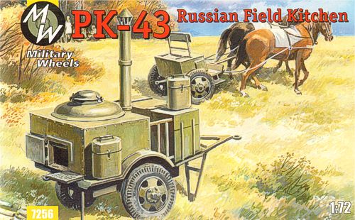 Military Wheels MW7256 1:72 PK-43 Soviet FIELD KITCHEN