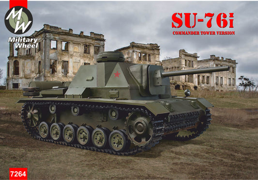 Military Wheels MW7264 1:72 Soviet Su-76i commander tower version