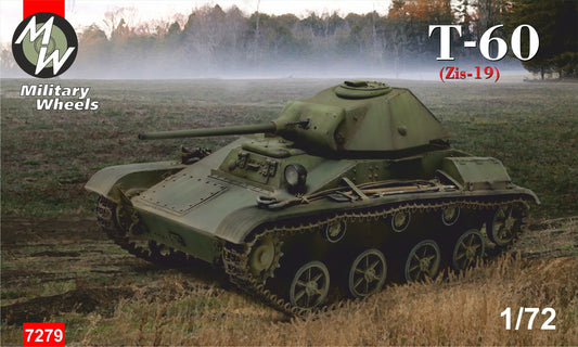 Military Wheels MW7279 1:72 Soviet T-60