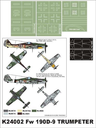 Montex MXK24002 1:24 Focke-Wulf Fw-190D-9