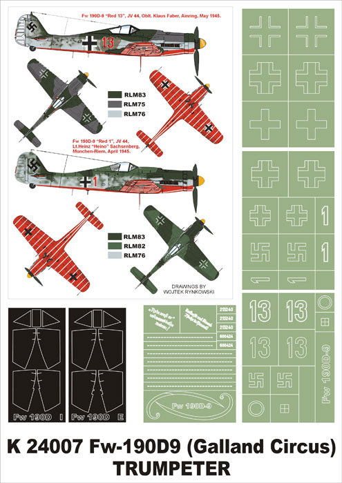 Montex MXK24007 1:24 Focke-Wulf Fw-190D-9
