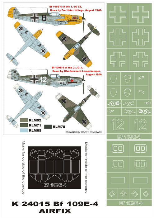 Montex MXK24015 1:24 Messerschmitt Bf-109E-4