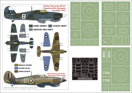 Montex MXK24043 1:24 Hawker Hurricane Mk.IIC