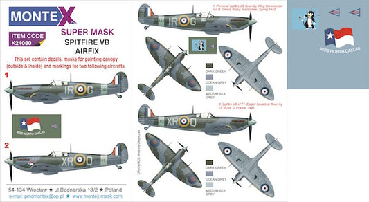 Montex MXK24080 1:24 Supermarine Spitfire Mk.VB