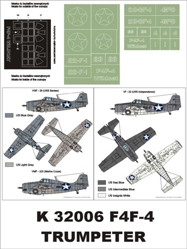 Montex MXK32006 1:32 Grumman F4F-4 Wildcat