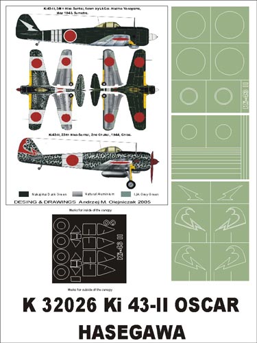 Montex MXK32026 1:32 Nakajima Ki-43-II Oscar