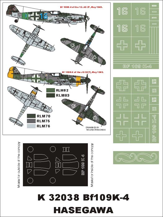 Montex MXK32038 1:32 Messerschmitt Bf-109K-4