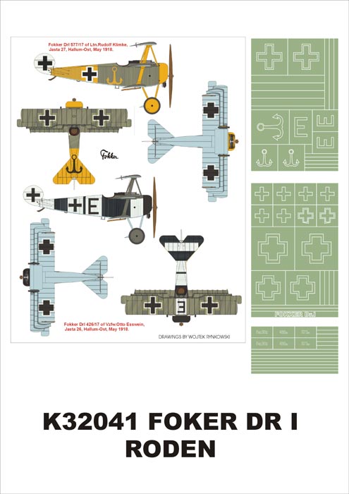 Montex MXK32041 1:32 Fokker Dr.I Triplane