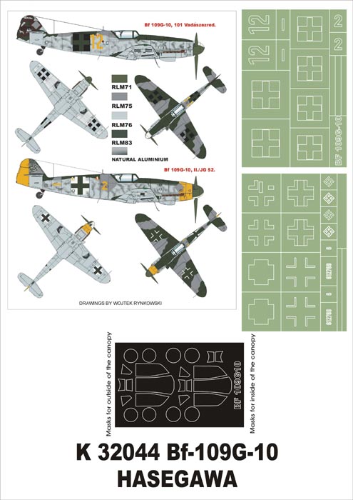 Montex MXK32044 1:32 Messerschmitt Bf-109G-10