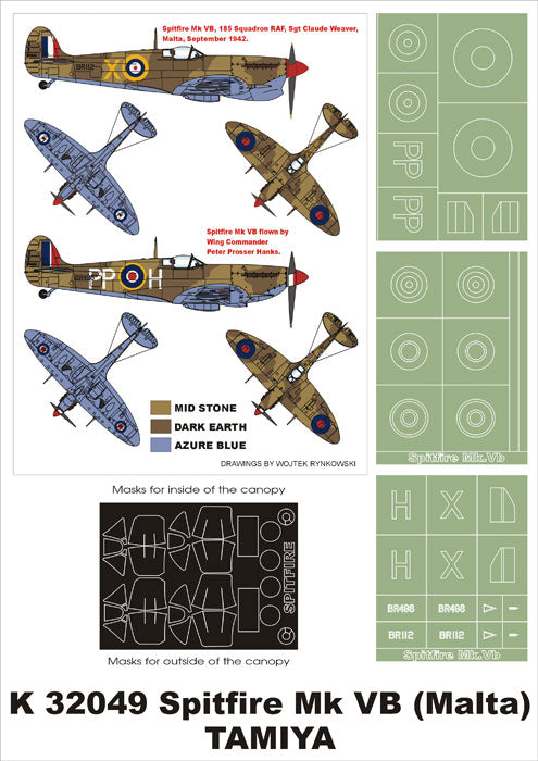 Montex MXK32049 1:32 Supermarine Spitfire Mk.VB