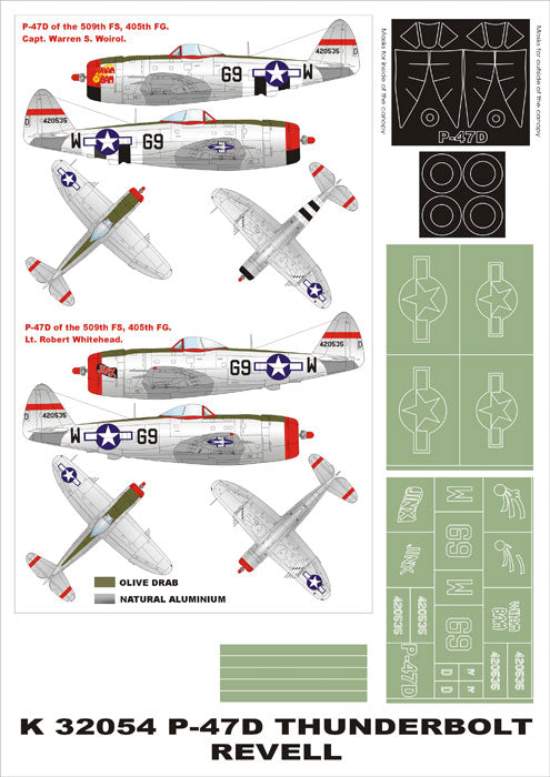 Montex MXK32054 1:32 Republic P-47D Thunderbolt