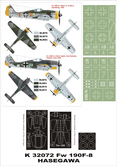 Montex MXK32072 1:32 Focke-Wulf Fw-190F-8