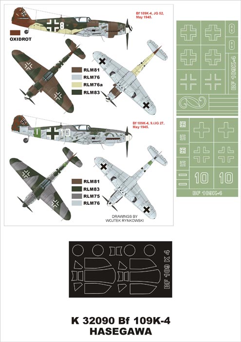Montex MXK32090 1:32 Messerschmitt Bf-109K-4