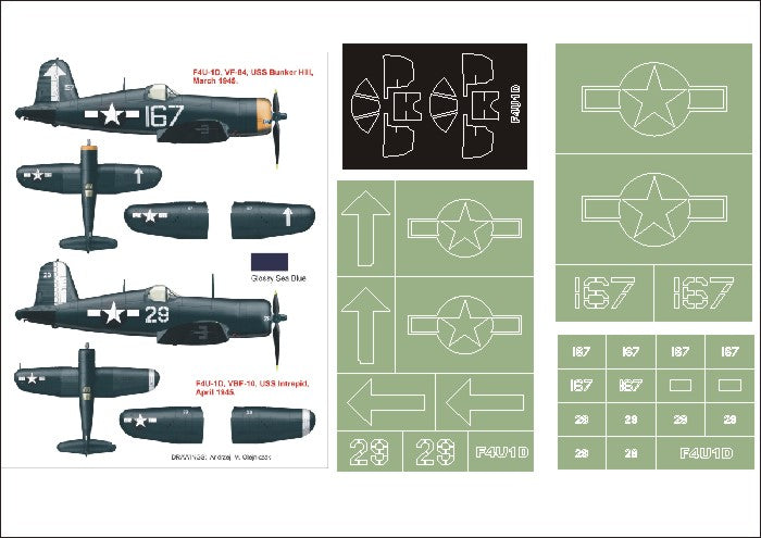 Montex MXK32125 1:32 Vought F4U-1D Corsair