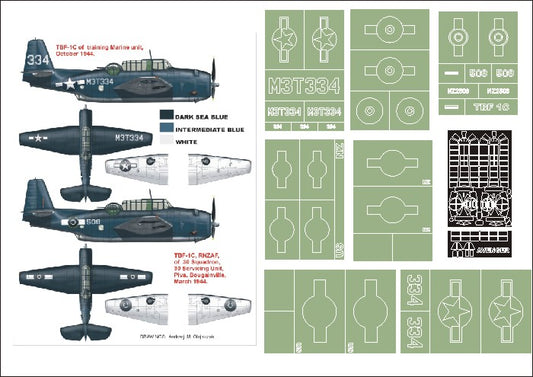 Montex MXK32126 1:32 Grumman TBF-1C Avenger