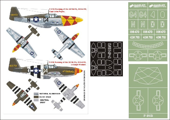 Montex MXK32131 1:32 North-American P-51B Mustang