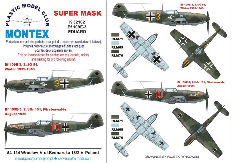 Montex MXK32162 1:32 Messerschmitt Bf-109E-3
