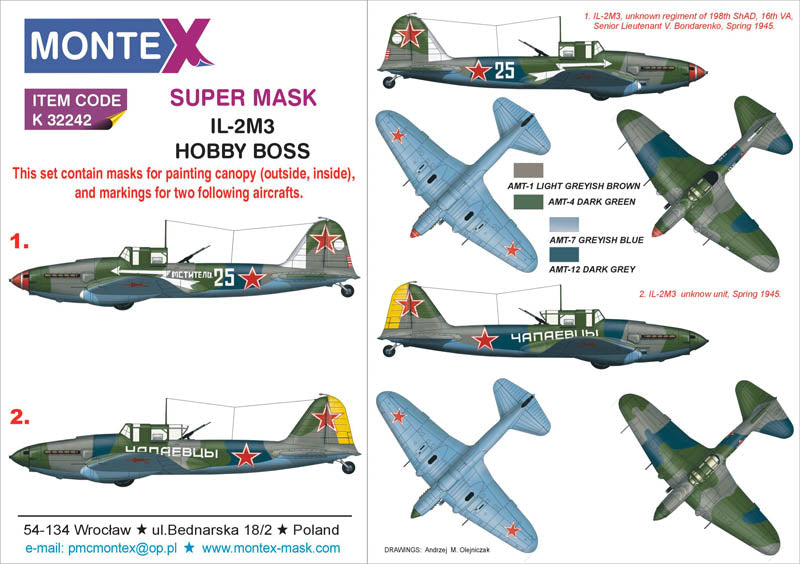 Montex MXK32242 1:32 Ilyushin Il-2M3