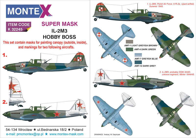 Montex MXK32245 1:32 Ilyushin Il-2M3
