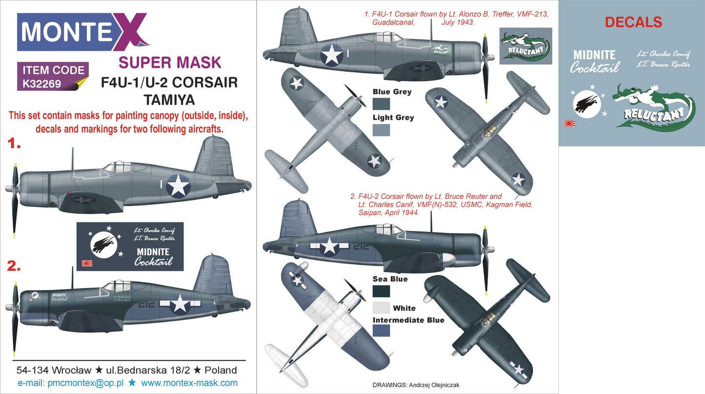 Montex MXK32269 1:32 Vought F4U-1 CORSAIR