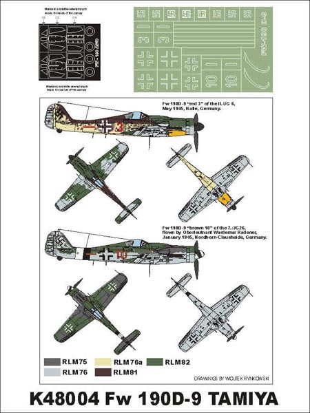 Montex MXK48004 1:48 Focke-Wulf Fw-190D-9